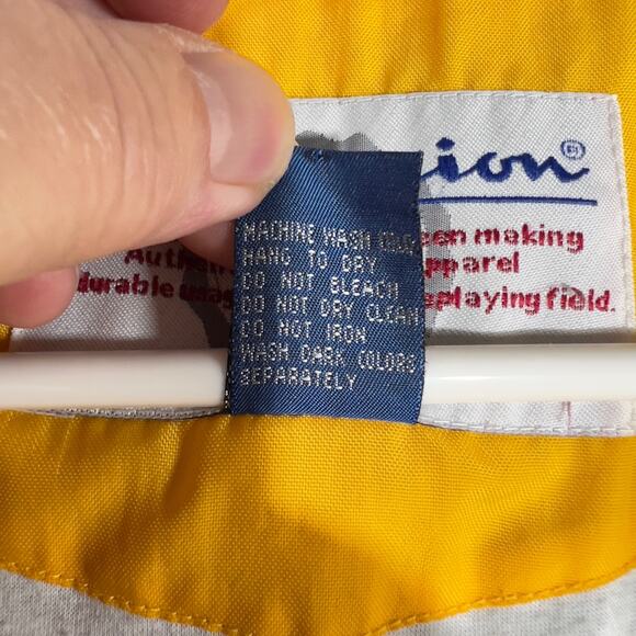 Champion 1/2 Zip Pullover XXL Vented Embroidered Logos Pockets Drawstring Waist - Picture 11 of 16